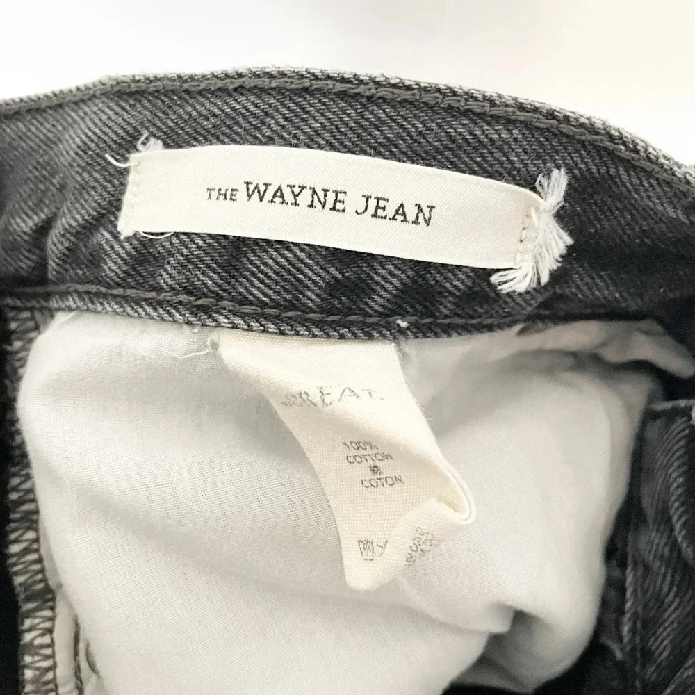 The Great. The Wayne Jean High Rise Slouchy in Onyx Wash Size 27 (waist 32”) - Picture 12 of 15